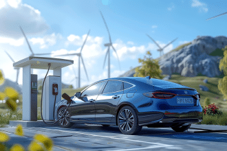 Voiture hydraulique illustrant l'efficacité énergétique et la réduction de carburant