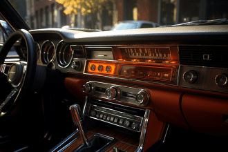 Autoradio verrouillé avec écran demandant un code perdu