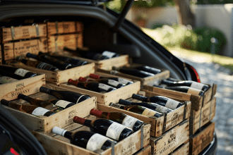 Règles pour transporter du vin en voiture en toute légalité