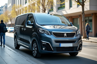 Peugeot Expert 5 places en ville en journée